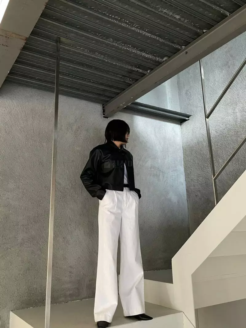 Acme - Korean Women Fashion - #momslook - White Wide Pants - 3