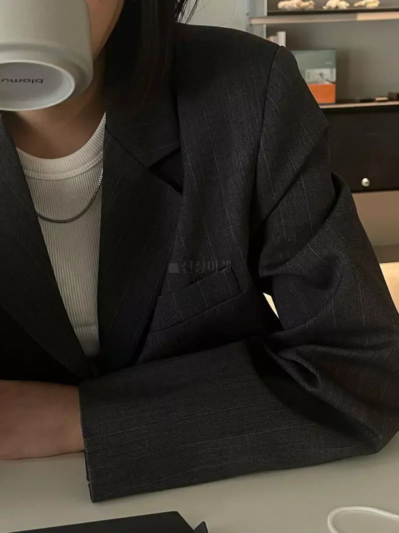 Acme - Korean Women Fashion - #pursuepretty - Stripe Jacket