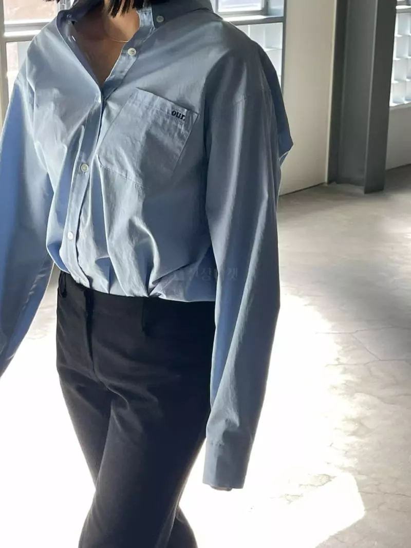 Acme - Korean Women Fashion - #restrostyle - Embroidery Shirt