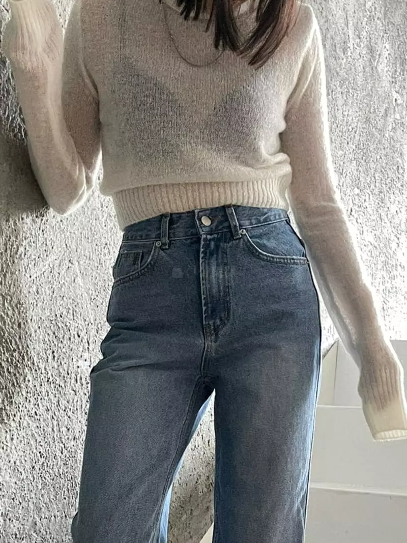 Acme - Korean Women Fashion - #romanticstyle - Color Knit Tee