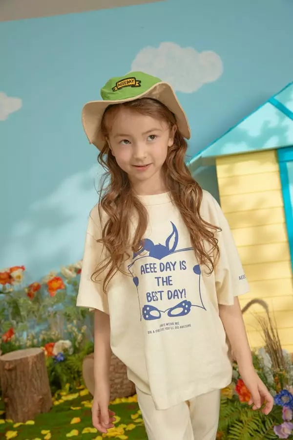 Aeeeday - Korean Children Fashion - #kidzfashiontrend - Rabbit Pigment Tee - 4