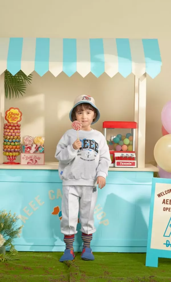 Aeeeday - Korean Children Fashion - #childofig - Double Logo Pants - 4