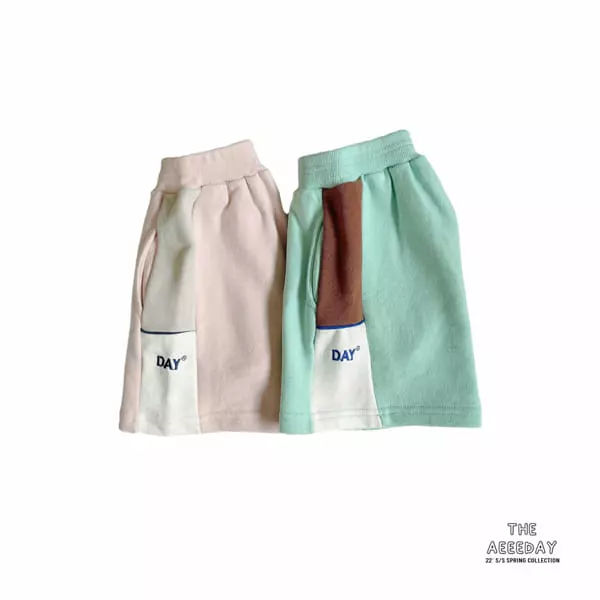 Aeeeday - Korean Children Fashion - #childrensboutique - Line Shorts - 2