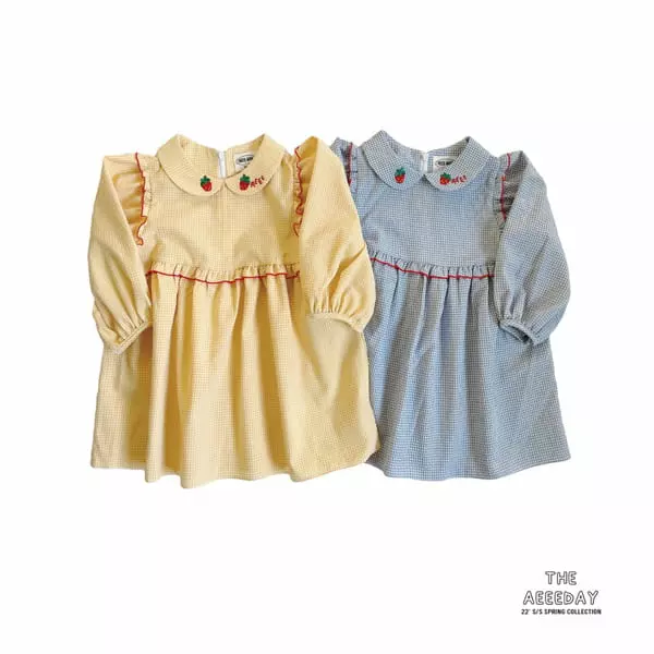 Aeeeday - Korean Children Fashion - #designkidswear - Strawberry One-piece - 9