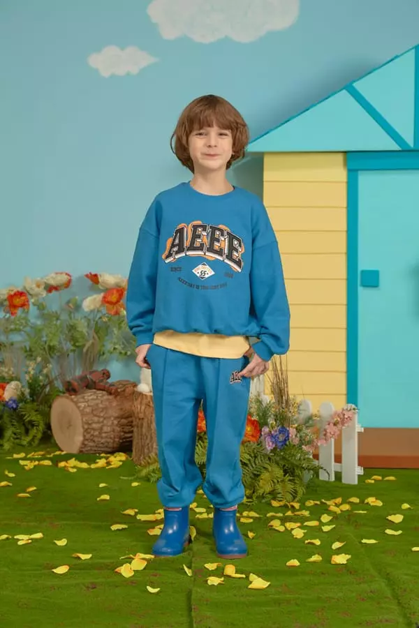 Aeeeday - Korean Children Fashion - #fashionkids - Double Logo Sweatshirt - 8
