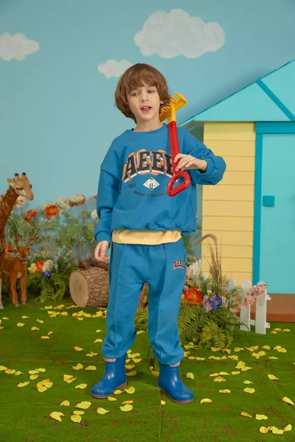 Aeeeday - Korean Children Fashion - #kidsshorts - Double Logo Pants - 8