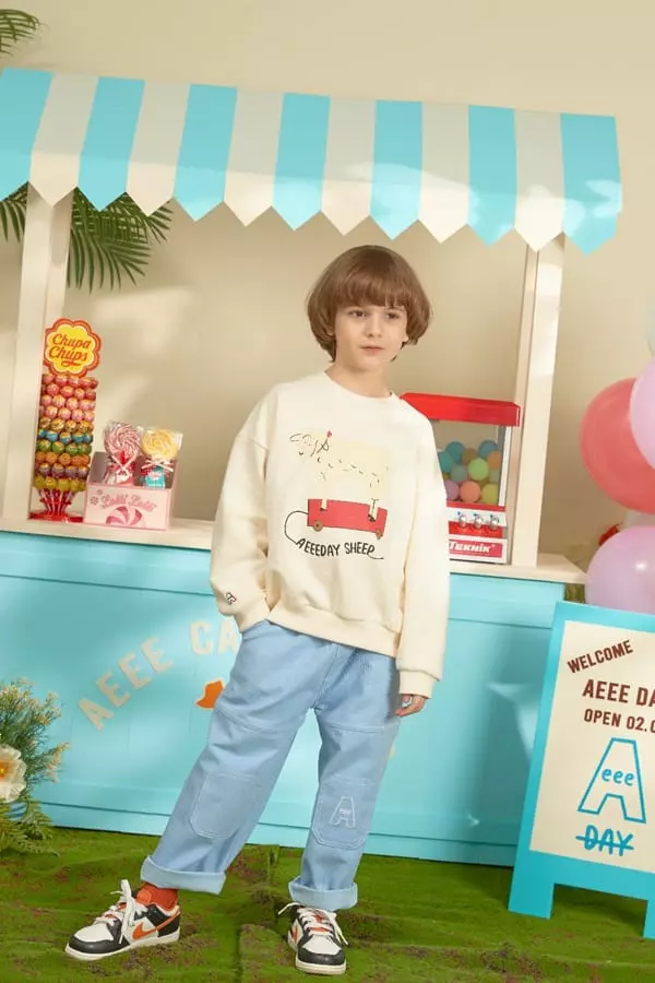Aeeeday - Korean Children Fashion - #fashionkids - Board Ship Sweatshrit - 4