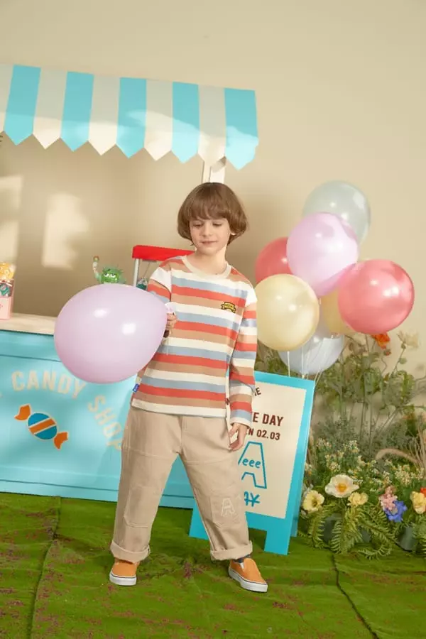 Aeeeday - Korean Children Fashion - #kidsstore - Basiti Stripes Tee - 3