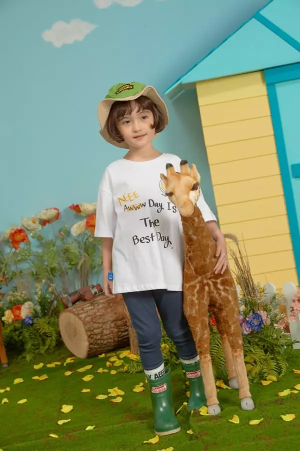 Aeeeday - Korean Children Fashion - #magicofchildhood - Smile Lettering Tee - 8