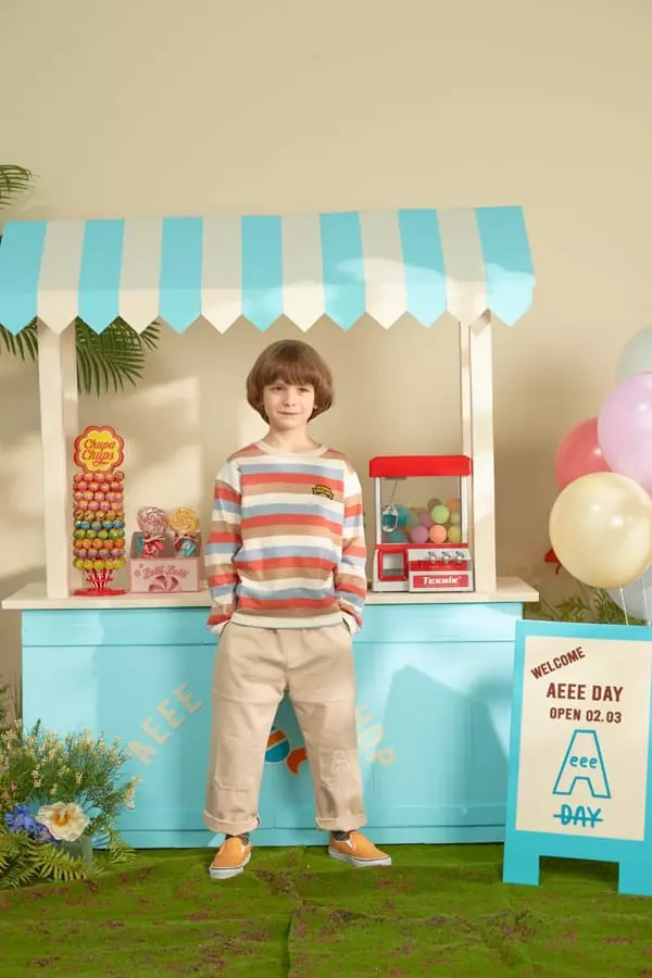Aeeeday - Korean Children Fashion - #magicofchildhood - Basiti Stripes Tee - 7