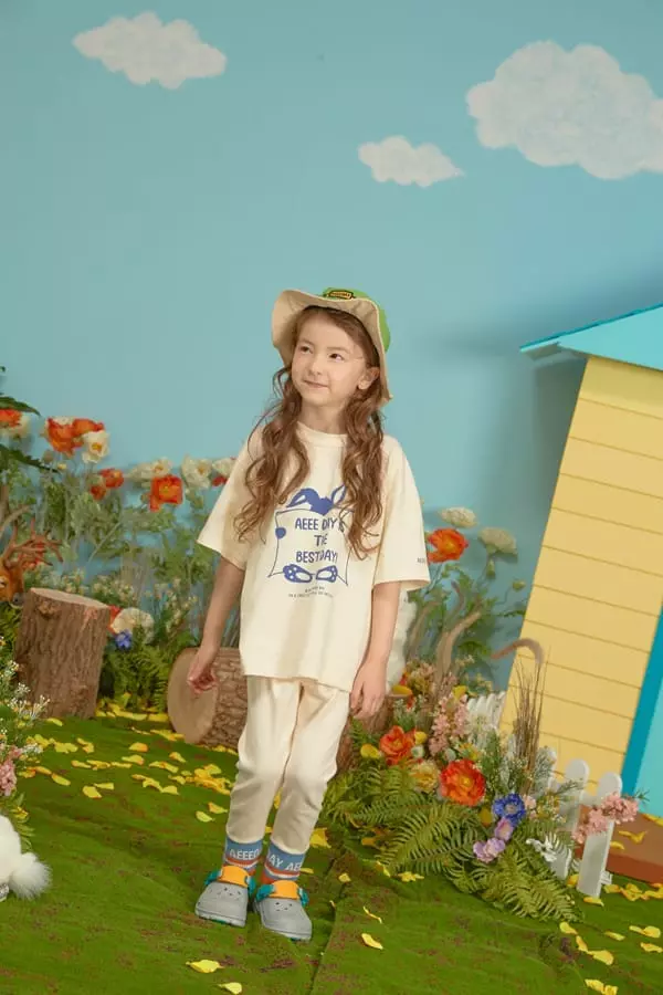 Aeeeday - Korean Children Fashion - #prettylittlegirls - Rabbit Pigment Tee - 8