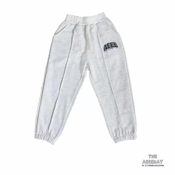 Aeeeday - Korean Children Fashion - #toddlerclothing - Double Logo Pants