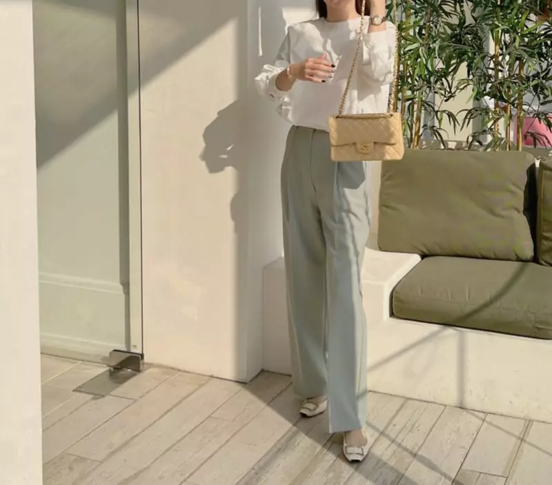 Afterglow - Korean Women Fashion - #momslook - Glow Wide Pants - 11