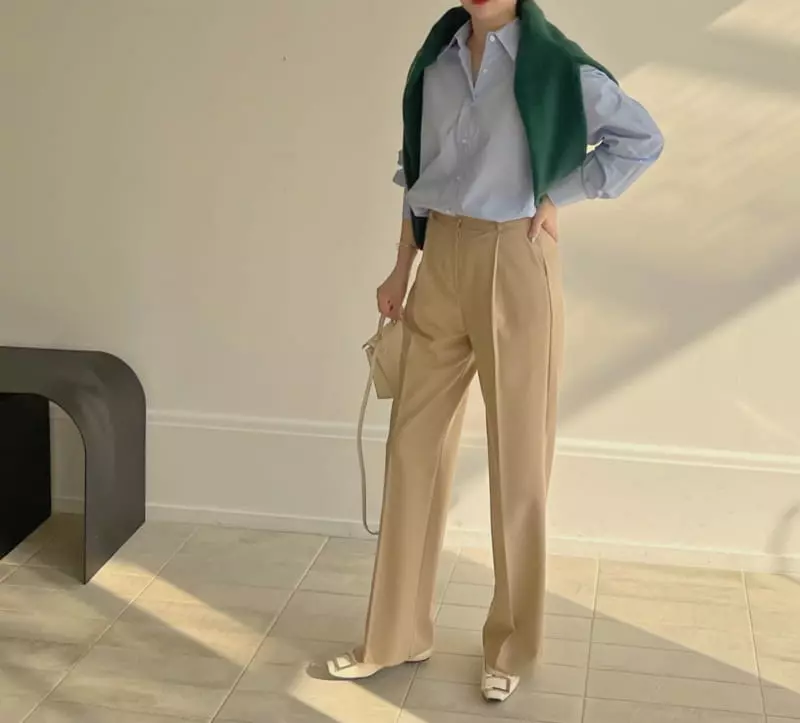 Afterglow - Korean Women Fashion - #momslook - Glow Wide Pants - 5