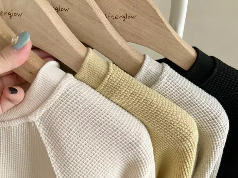 Afterglow - Korean Women Fashion - #momslook - Croffle Sweatshirt - 9