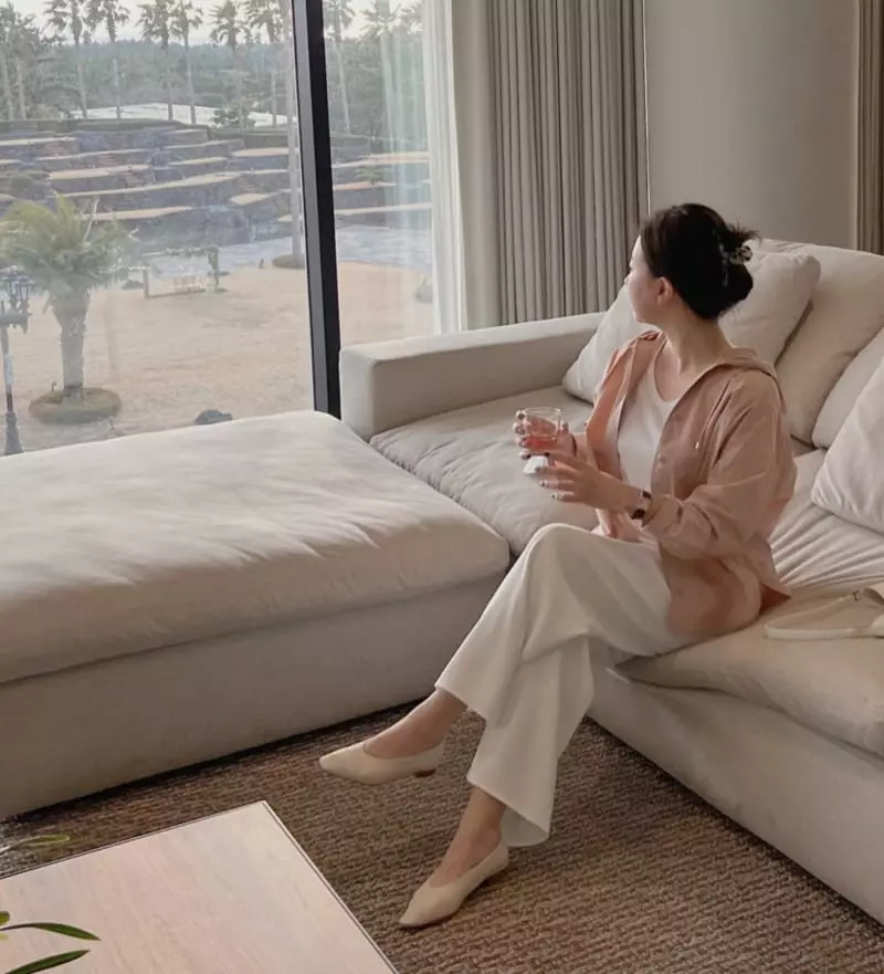 Afterglow - Korean Women Fashion - #momslook - Her Band Pants - 10