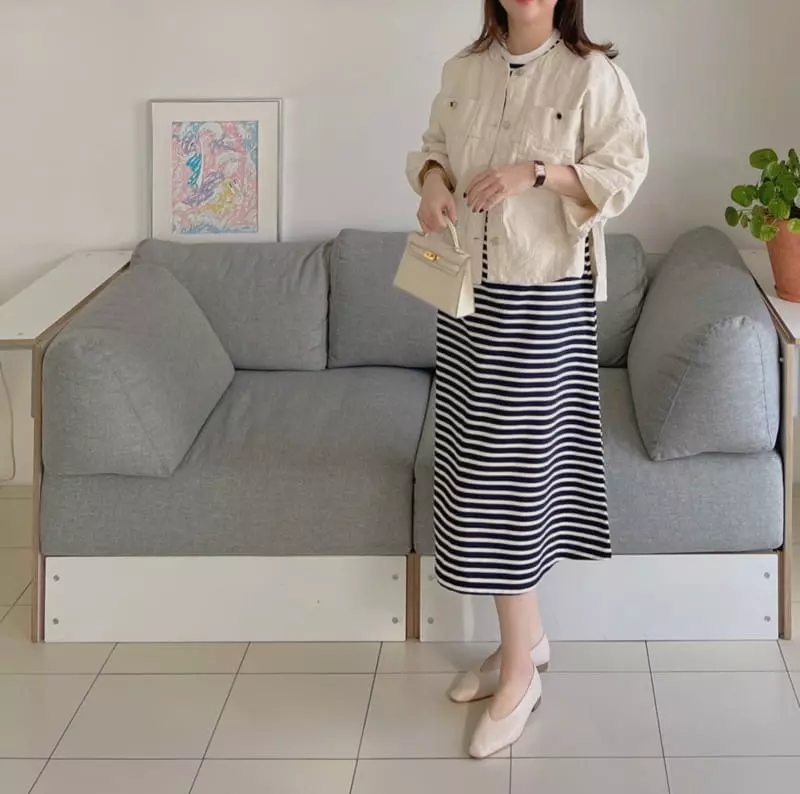 Afterglow - Korean Women Fashion - #momslook - Cis Denim Jacket