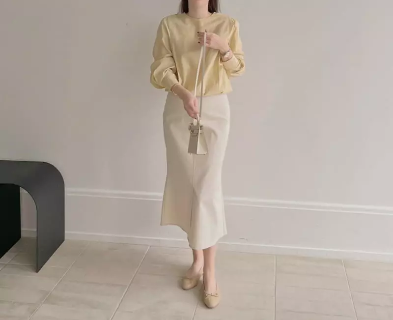 Afterglow - Korean Women Fashion - #momslook - Zigzag Skirt - 2