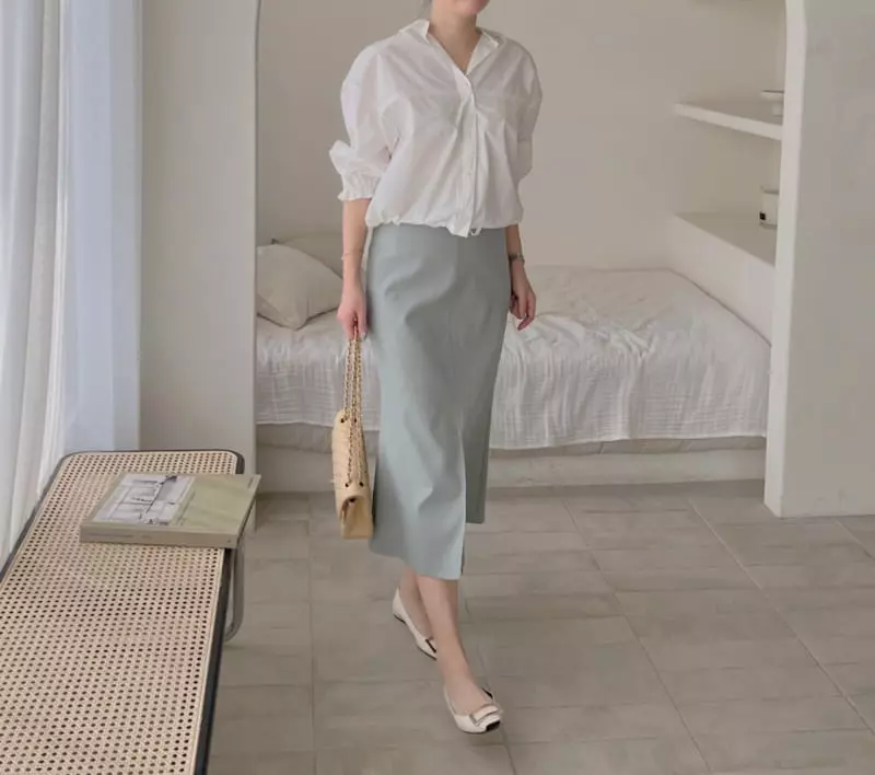Afterglow - Korean Women Fashion - #womensfashion - Zigzag Skirt - 4