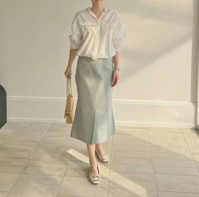 Afterglow - Korean Women Fashion - #momslook - Zigzag Skirt - 6