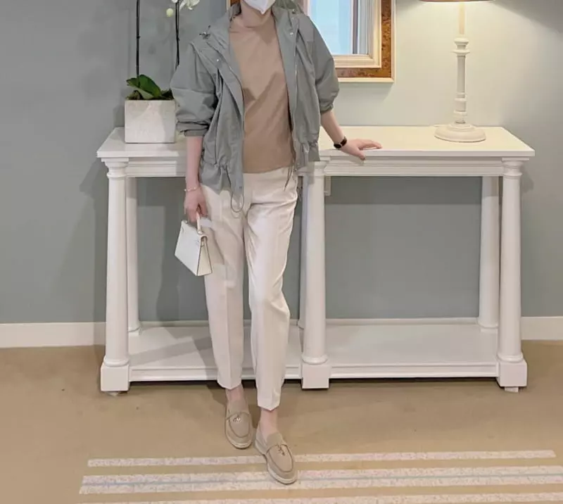 Afterglow - Korean Women Fashion - #momslook - Shirring hoody  - 7