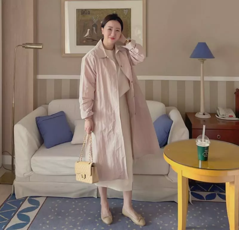 Afterglow - Korean Women Fashion - #momslook - Roe Single Trench Coat - 2