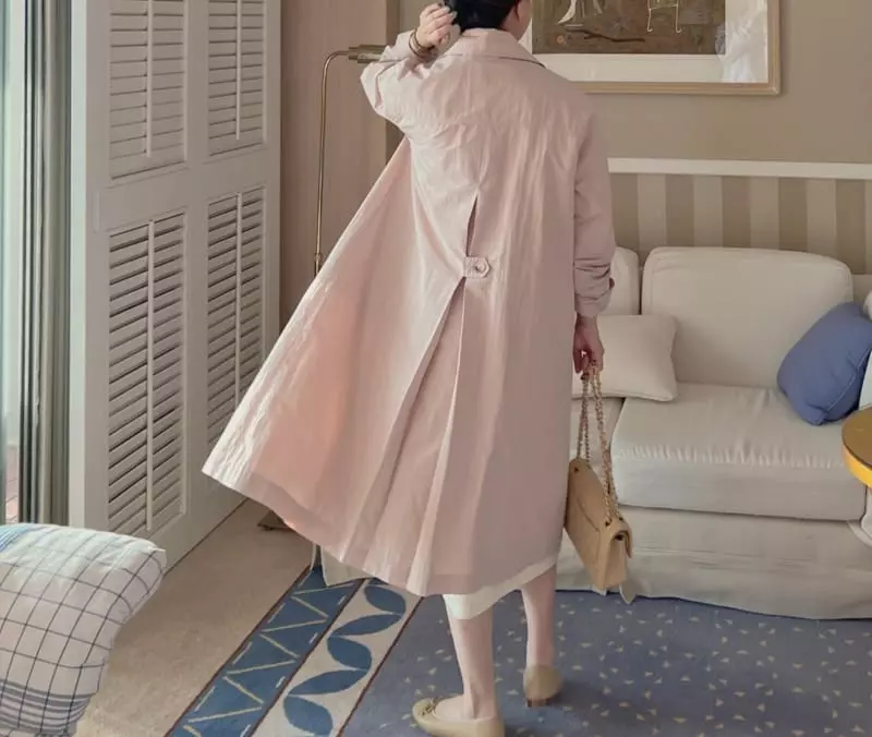 Afterglow - Korean Women Fashion - #momslook - Roe Single Trench Coat - 3