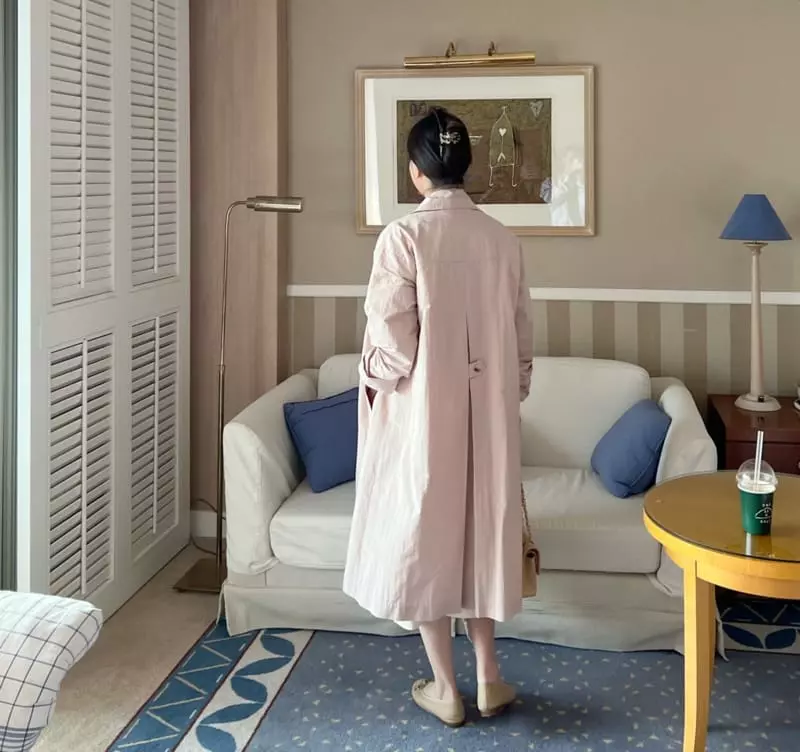 Afterglow - Korean Women Fashion - #momslook - Roe Single Trench Coat - 4