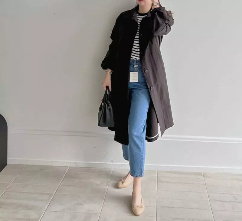 Afterglow - Korean Women Fashion - #restrostyle - Roe Single Trench Coat - 9