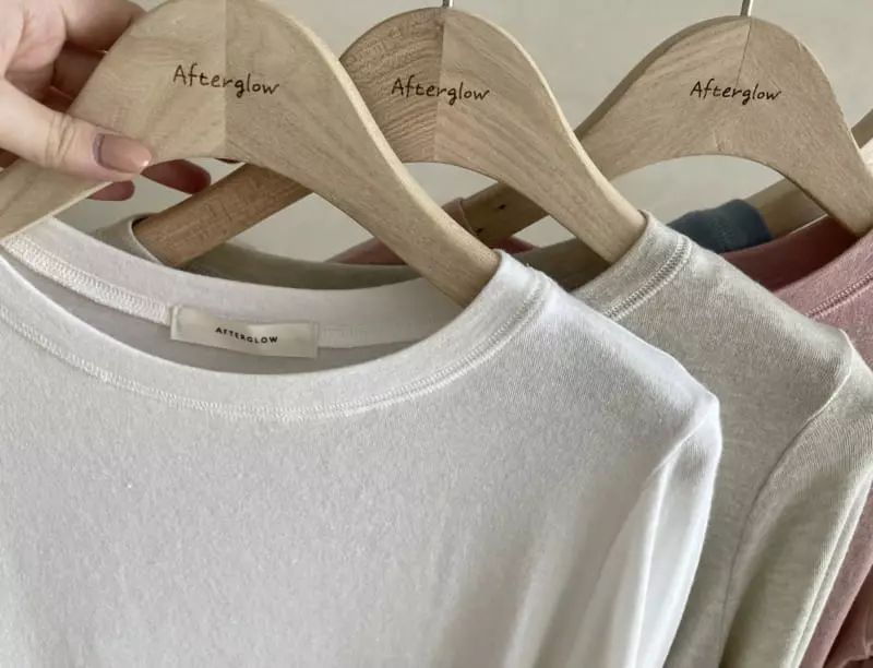 Afterglow - Korean Women Fashion - #restrostyle - Maje Round Tee - 5