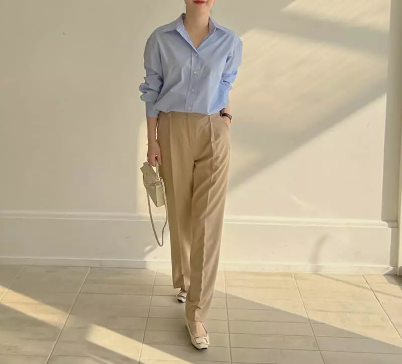 Afterglow - Korean Women Fashion - #momslook - Glow Wide Pants - 4