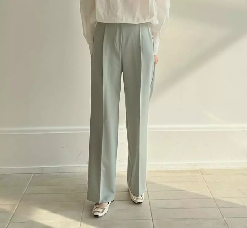 Afterglow - Korean Women Fashion - #womensfashion - Glow Wide Pants - 6
