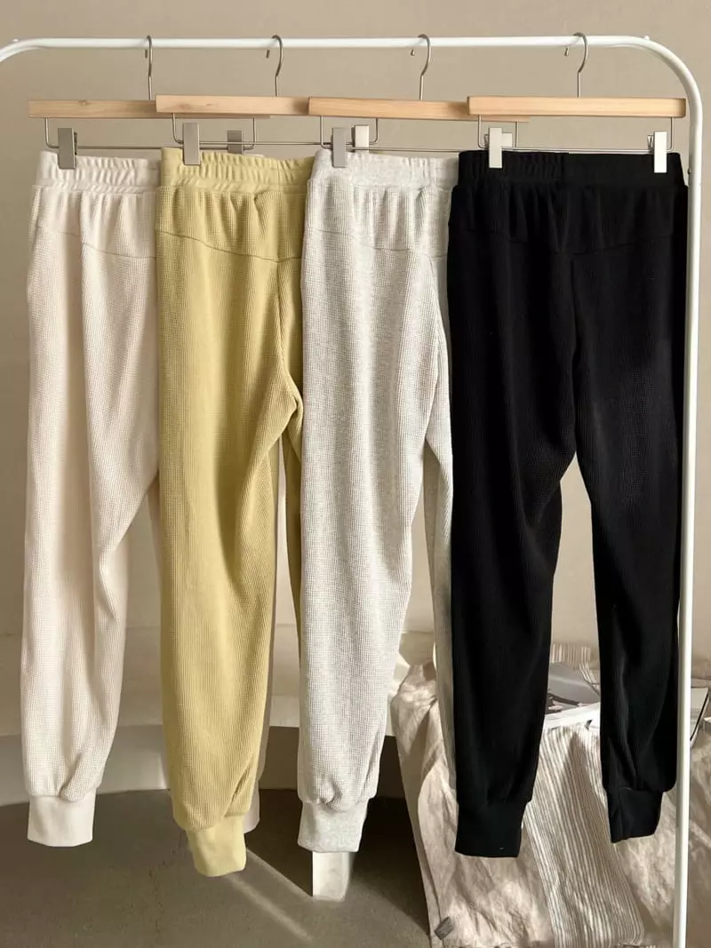 Afterglow - Korean Women Fashion - #womensfashion - Croffle Jogger Pants - 7