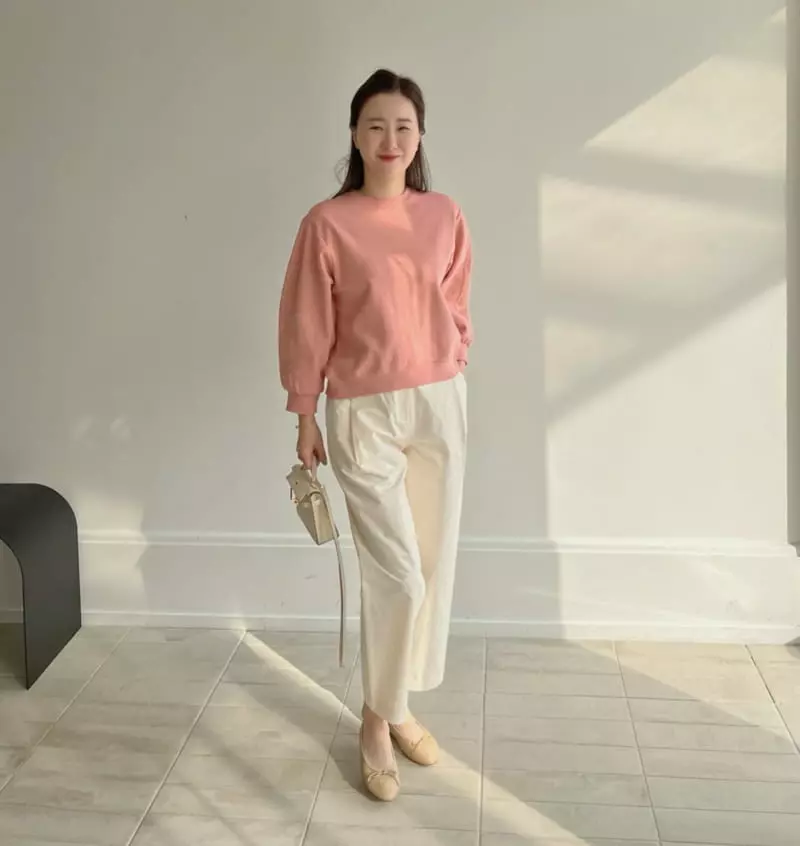 Afterglow - Korean Women Fashion - #womensfashion - Back Zipper Sweatshirt - 7
