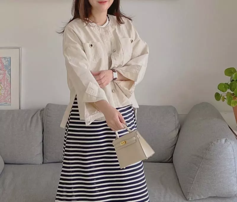Afterglow - Korean Women Fashion - #momslook - Cis Denim Jacket - 4
