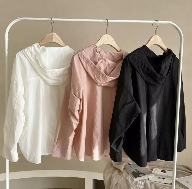Afterglow - Korean Women Fashion - #womensfashion - Hoody Open Shirt - 11