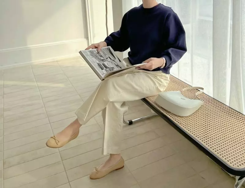 Afterglow - Korean Women Fashion - #womensfashion - 413 Cotton Wide Pants - 12