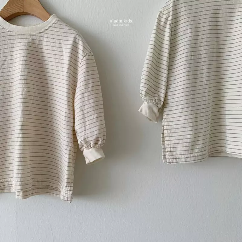 Aladin - Korean Children Fashion - #Kfashion4kids - Very Pretty Stripe Tee - 5