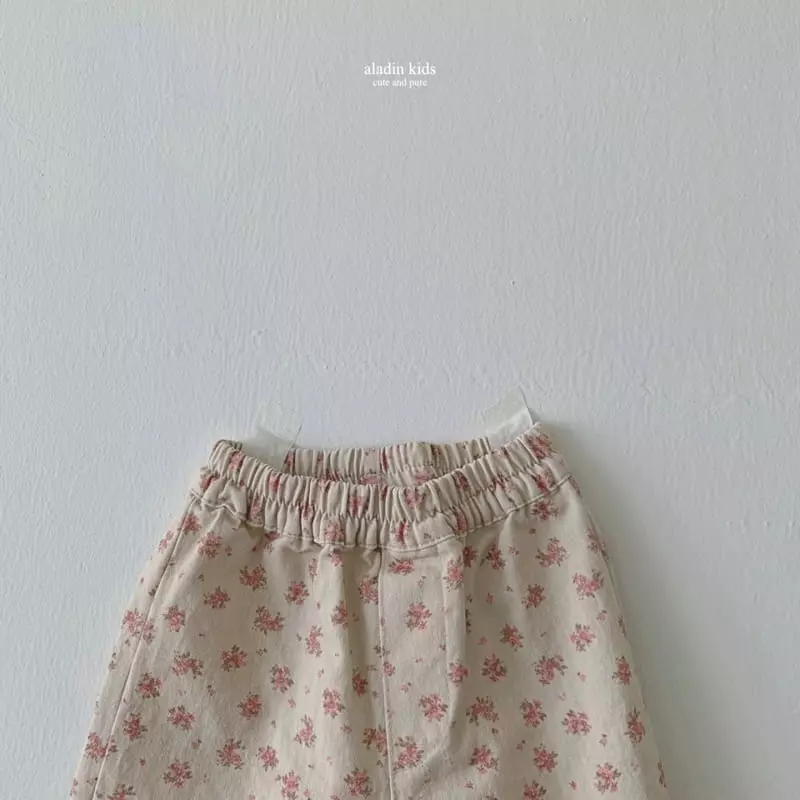 Aladin - Korean Children Fashion - #Kfashion4kids - Flower Wide Pants