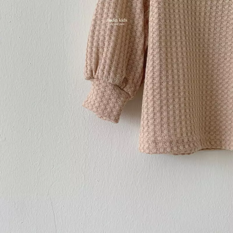 Aladin - Korean Children Fashion - #childofig - Puff Knit Tee - 5