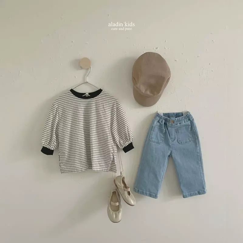 Aladin - Korean Children Fashion - #childofig - Very Pretty Stripe Tee - 10