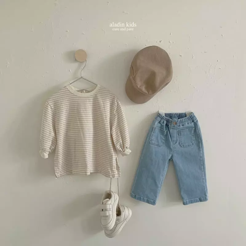 Aladin - Korean Children Fashion - #childofig - Very Pretty Stripe Tee - 11