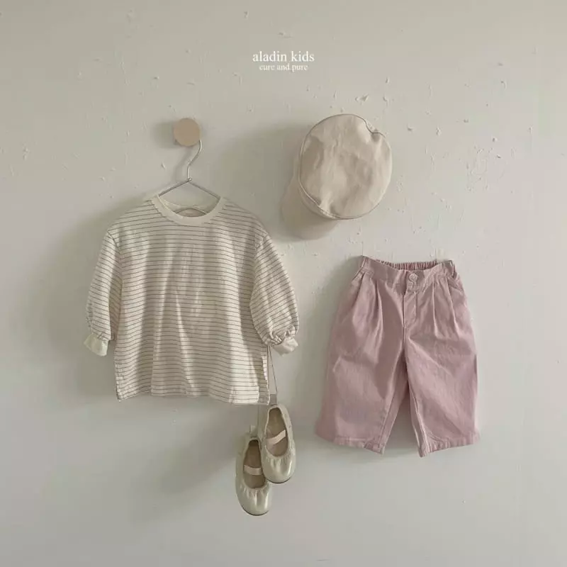 Aladin - Korean Children Fashion - #childrensboutique - Very Pretty Stripe Tee - 12