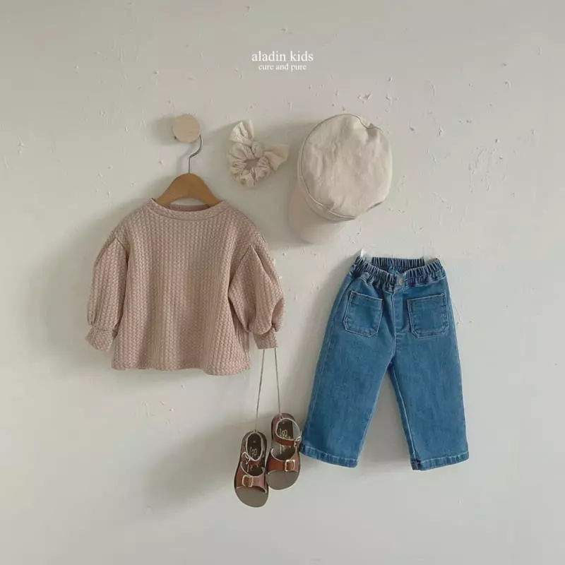 Aladin - Korean Children Fashion - #designkidswear - Straight Fit Denim Pants - 11