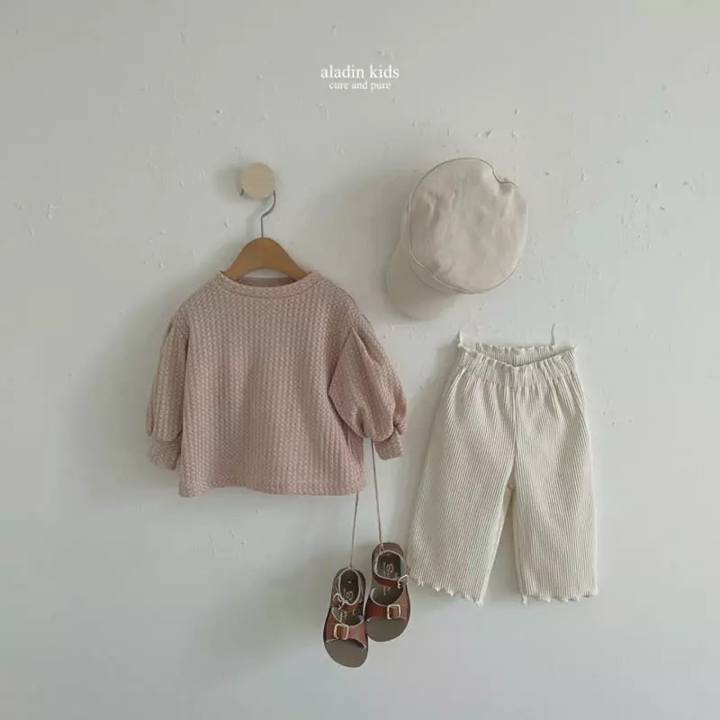 Aladin - Korean Children Fashion - #discoveringself - Puff Knit Tee - 8