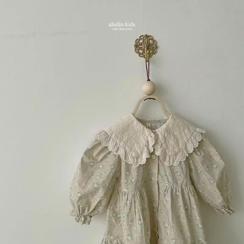 Aladin - Korean Children Fashion - #discoveringself - Frill Cancan One-piece - 5
