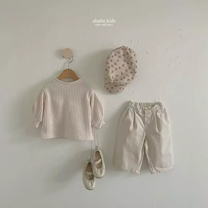 Aladin - Korean Children Fashion - #kidsstore - Puff Knit Tee - 11
