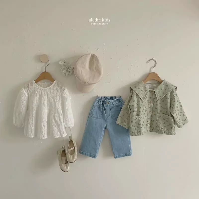 Aladin - Korean Children Fashion - #kidsstore - Flower Jacket - 12