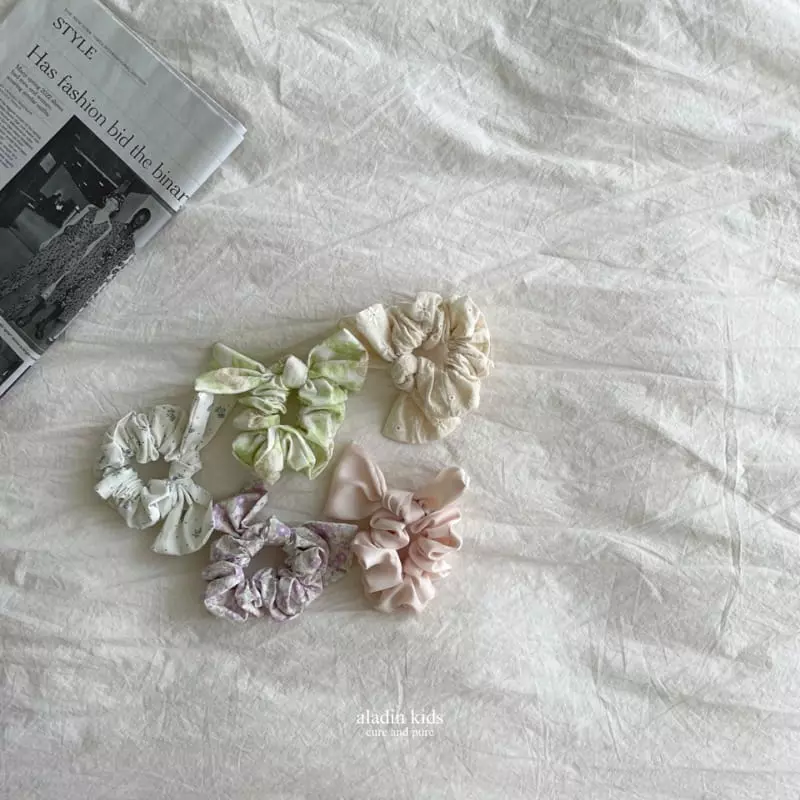 Aladin - Korean Children Fashion - #littlefashionista - Fresh Ribbon Hairstring [set of 5]