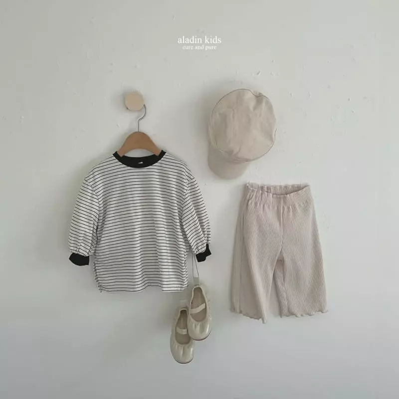 Aladin - Korean Children Fashion - #littlefashionista - Very Pretty Stripe Tee - 6